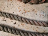 Hennep touw van 25 mtr lang en 4 cm dik voorbeeld