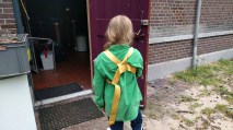 Veiligheidsgordel geel